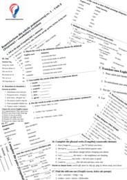 Repetytorium dla szkoły podstawowej cz. 1 (Pearson) – Unit 2 – vocabulary revision