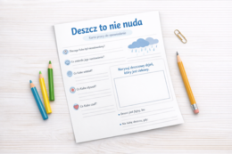 Deszcz to nie nuda – tekst wprowadzający