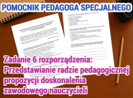 Przedstawianie radzie pedagogicznej propozycji doskonalenia zawodowego nauczycieli - ankieta