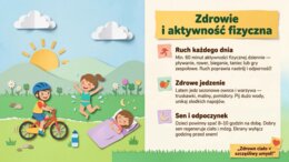Zakończenie roku szkolnego – prezentacja/gazetka szkolna z podsumowaniem roku oraz wakacyjnym bezpieczeństwem