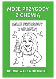 Kolorowanka - 1 strona zeszytu - chemia