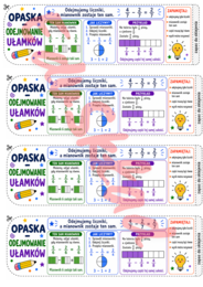 🟩 MATEMATYCZNE OPASKI NA RĘKĘ  Skuteczna pomoc dydaktyczna do wprowadzania nowych tematów