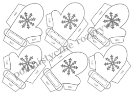 Części mowy - rękawiczki-kieszonki