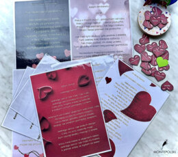 Walentynki - zestaw wierszy - środki stylistyczne - serduszka do zaznaczania