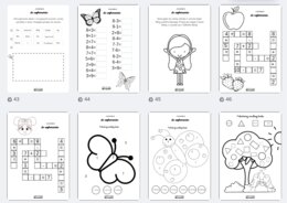 106 kart pracy do druku o różnorodnej trudności o zróżnicowanej tematyce - wszystkie edukacje-dla dzieci 6-10 lat