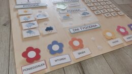 Kalendarz do przedszkola lub szkoły