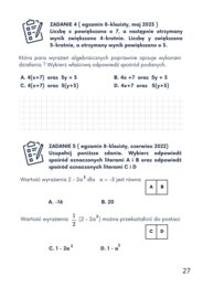 WYRAŻENIA ALGEBRAICZNE - z Matixem do E8