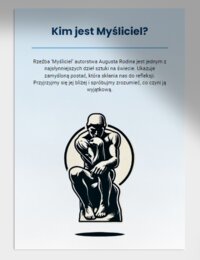 Karta pracy: "Kim jest Myśliciel?"