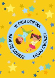 Dzień dziecka, prawa dziecka, karty pracy, plakat XXL