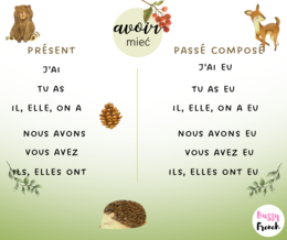 AVOIR (PRÉSENT/PASSÉ COMPOSÉ/IMPARFAIT/FUTUR SIMPLE)