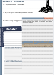 Karty pracy ,,Latarnik"