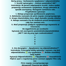 Edukacja zdrowotna, scenariusze wszystkich lekcji dla klas 4-8