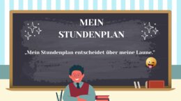 Mein Stundenplan (3 lekcje) – lekcja niemieckiego (A1)