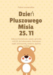 DZIEŃ PLUSZOWEGO MISIA DUŻY ZESTAW