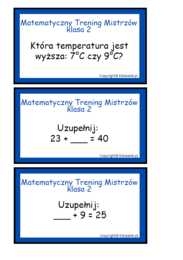 Matematyczny trening mistrzów - klasa 2