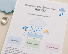 Co myślisz, gdy słyszysz słowo deszcz?