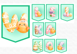 Wielkanoc - girlanda - napis