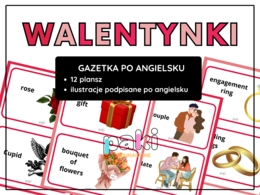 Walentynki // gazetka // słownictwo