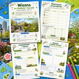 Wiosna w mieście i na wsi