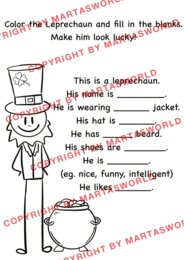 🍀 St. Patrick’s Day – kreatywna karta pracy do nauki angielskiego