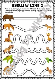 Dzień Matki - Grafomotoryka