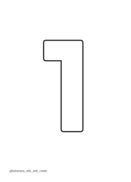 Szablon liter – nourd – wielkie