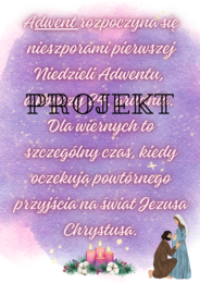 Adwent, gazetka adwentowa, kalendarz adwentowy, dekoracje