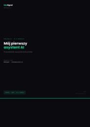 Mój pierwszy Asystent AI. Przewodnik dla nauczyciela krok po kroku.