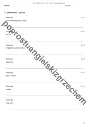 English Class B1 – Unit 3 – testy