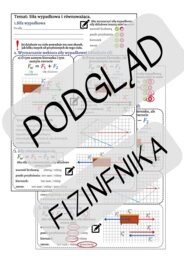 Karta pracy/wlepka - siła wypadkowa i siły równoważące - składanie sił - fizyka - A4, A5
