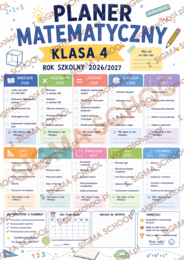 Planer matematyczny – klasa 4 (rok szkolny 2026/2027)