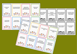 POWRÓT DO SZKOŁY - Zabawa integracyjna - 72 PYTANIA INTEGRACYJNE - integracja - fiszki - kl. 4-8