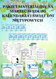 PAKIET MATERIAŁÓW NA MARZEC WEDŁUG KALENDARZA ŚWIĄT I DNI NIETYPOWYCH