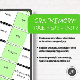 Gra Memory - Together 5 – Unit 2
