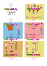 Too / not enough / as..as wklejka do zeszytu