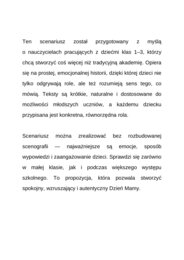 Gdyby nie było mamy - scenariusz apelu