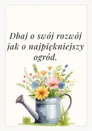 OBUDŹ W SOBIE WIOSNĘ! - gazetka motywacyjna