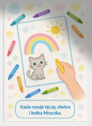 Książeczka obrazkowa "Deszczowy dzień u Kasi"