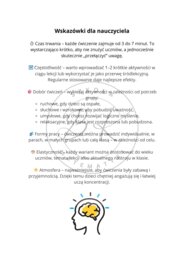 50 aktywnych pomysłów na zajęcia koncentracji