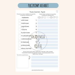 TŁUSTY CZWARTEK - PĄCZKOWA EDUKACJA DLA KLAS 1-3