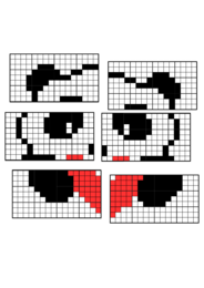Kolorowanka xxl - wyrażenia algebraiczne. Klasa 7. Klasa 8