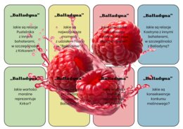 Fiszki do "Balladyny"- odkrywamy literacką klasykę z nowym narzędziem