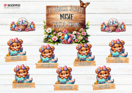 ŻYCZENIA WIELKANOC - MISIE