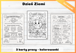 Dzień Ziemi Kolorowanki