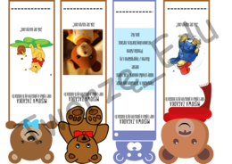 Zakładki Dzień Pluszowego Misia