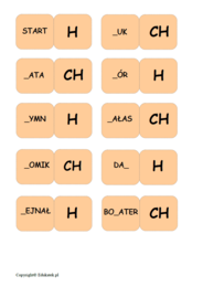 Domino - gry ortograficzne
