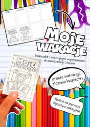 Moje wakacje - mini książeczka dla dzieci