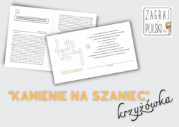 "Kamienie na szaniec" - krzyżówka (akcja sabotażowa pod pomnikiem Kopernika)