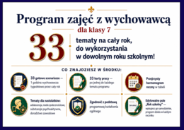👨‍🏫PROGRAM ZAJĘĆ Z WYCHOWAWCĄ - klasa 7 (edycja uniwersalna) - powrót do szkoły