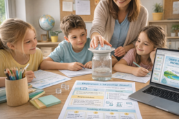 Obieg wody w przyrodzie – karty pracy i mini-eksperymenty